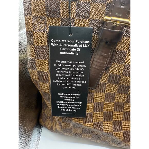 Vintage Louis Vuitton Damier Ebene Chelsea Tote Bag - Picture 3 of 8